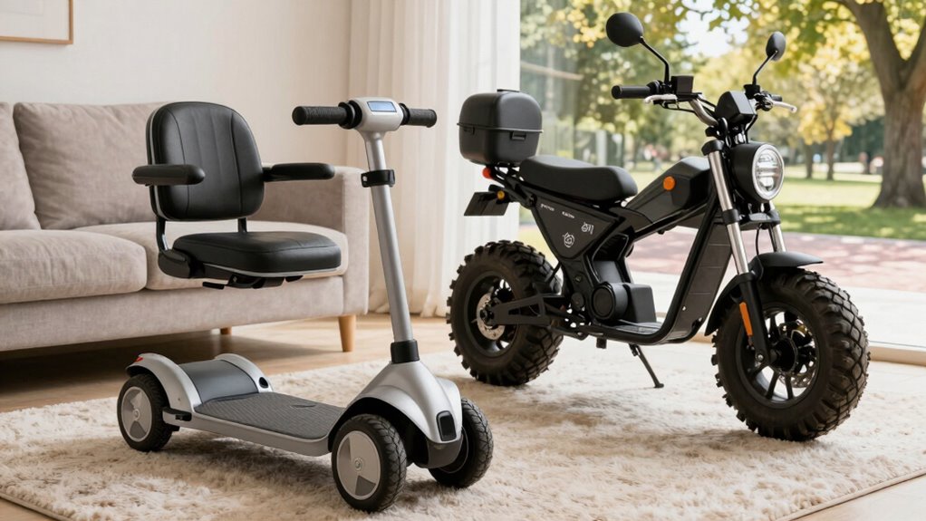 indoor versus outdoor mobility options