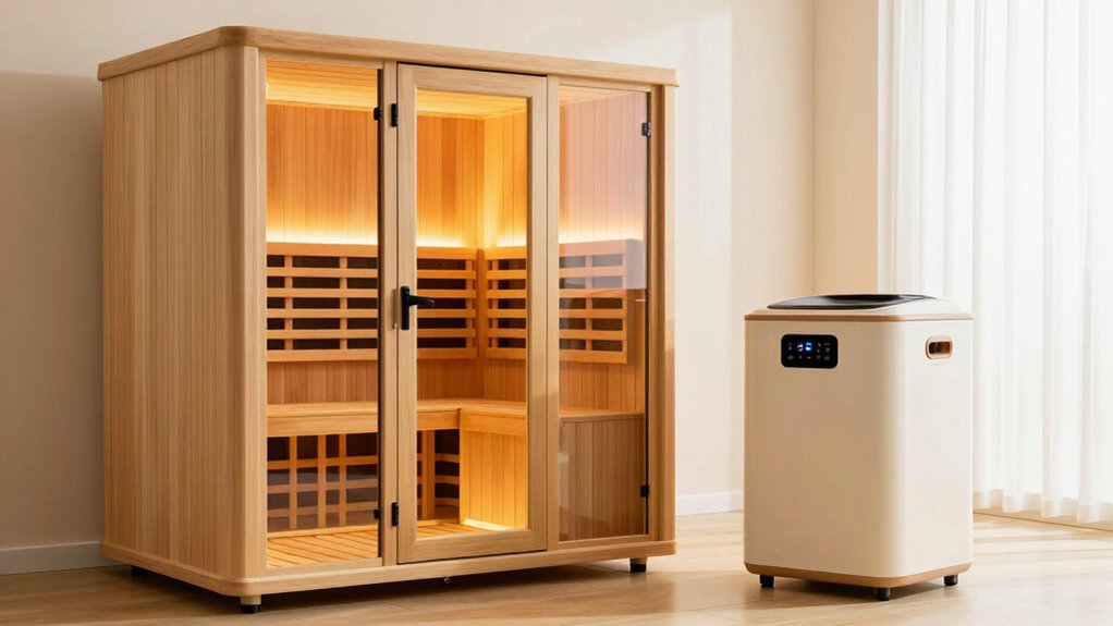 indoor vs portable saunas