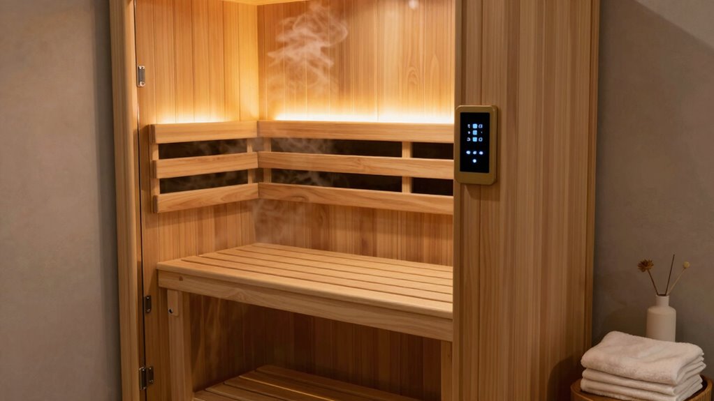 infrared saunas space efficiency installation