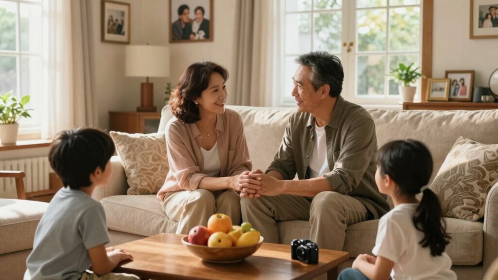 open honest family discussion
