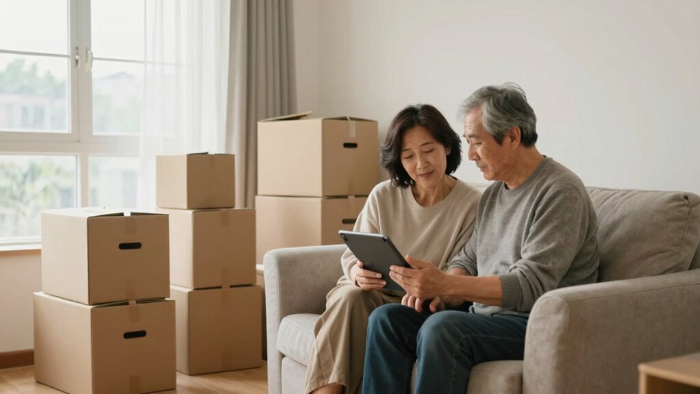 organized downsizing and decluttering