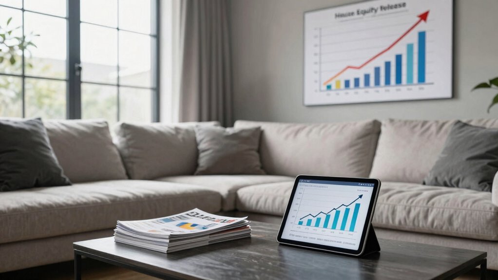 releasing equity during rising house prices