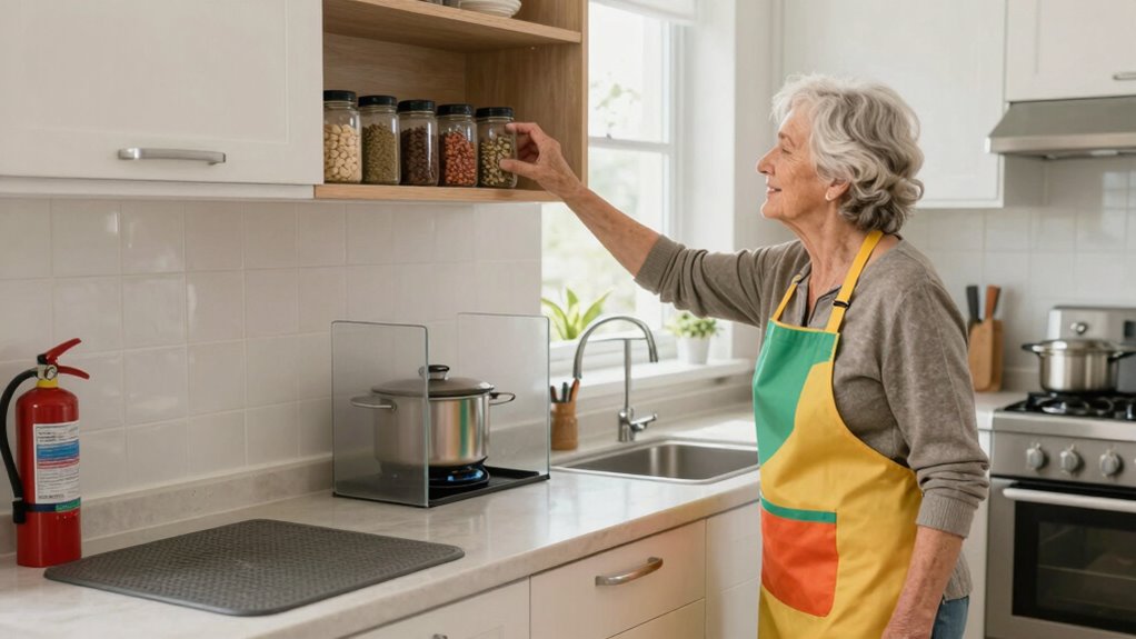 safe senior cooking environment