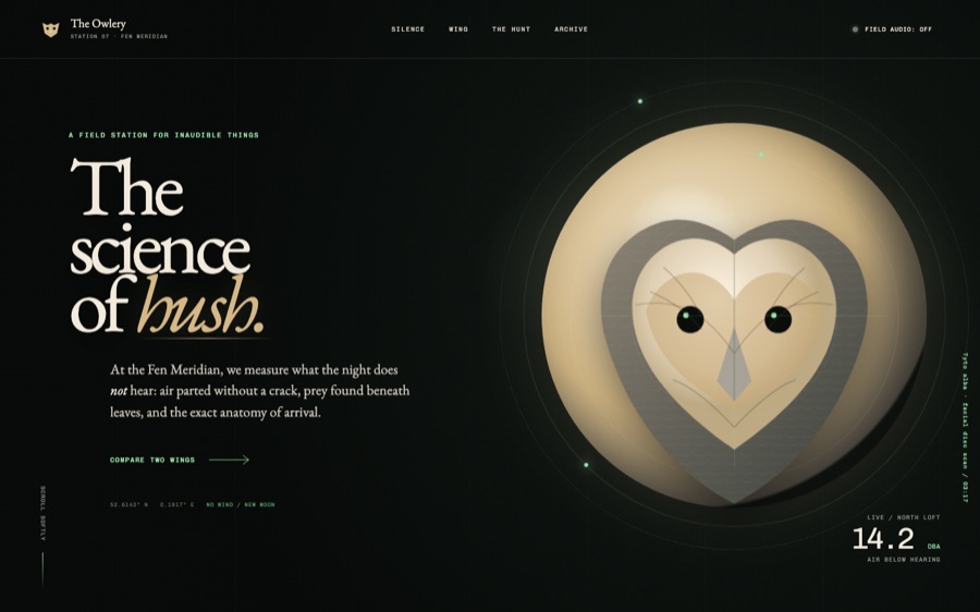 The Owlery — Institute for Silent Flight